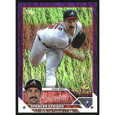 2023 Topps Purple Foil #602 Spencer Strider