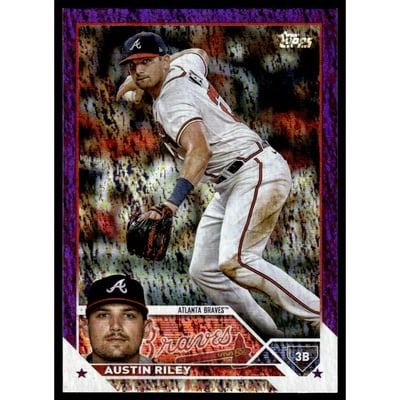 2023 Topps Purple Foil #660 Austin Riley