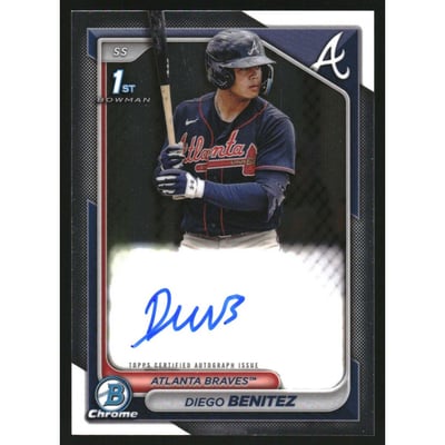 2024 Bowman Chrome Prospect Autographs #CPADB Diego Benitez