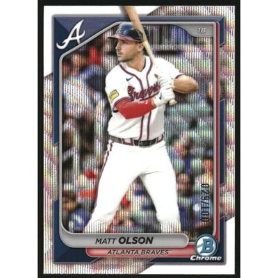 2024 Bowman Chrome Wave Refractors #11 Matt Olson