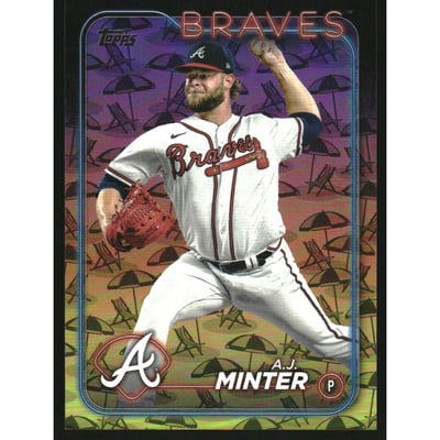 2024 Topps Beach Umbrella #539 A.J. Minter