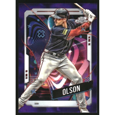 2024 Topps Cosmic Chrome Purple Nebula Refractors #67 Matt Olson
