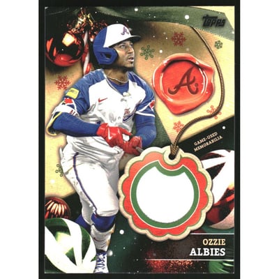 2024 Topps Holiday Relics #RCOA Ozzie Albies