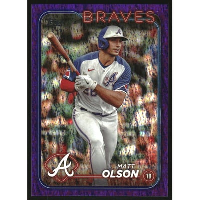 2024 Topps Purple Foil #350 Matt Olson