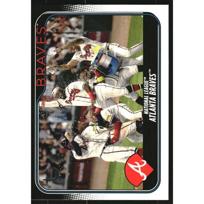 2024 Topps Vintage Stock #154 Atlanta Braves TC