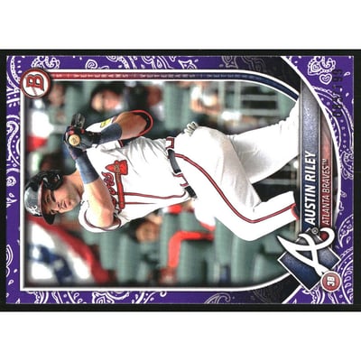 2025 Bowman Purple Pattern #32 Austin Riley