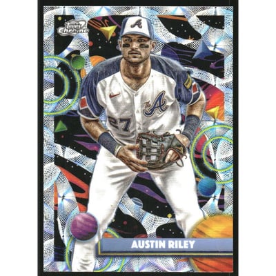 2025 Topps Cosmic Chrome Nucleus Refractors #87 Austin Riley