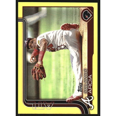 2025 Topps Gold Rainbow Foil #154 Orlando Arcia