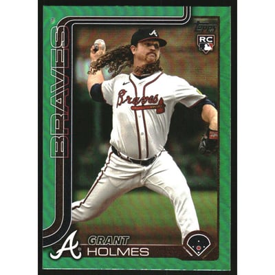 2025 Topps Green Rainbow Foil #414 Grant Holmes