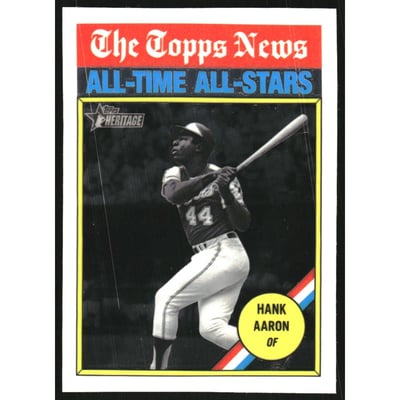 2025 Topps Heritage Chrome #346 Hank Aaron AS