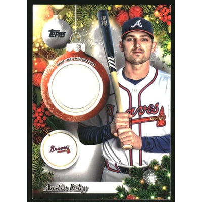 2025 Topps Holiday Player Relics #PRAR Austin Riley
