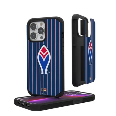 Atlanta Braves Arrow Logo iPhone Pinstripe Cooperstown Design Rugged Case