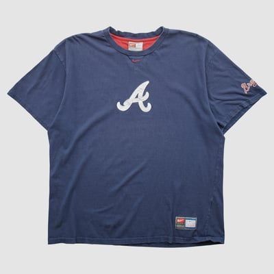 Atlanta Braves Nike 2000s T-shirt - Navy - 2XL by Fanatics Real Vintage