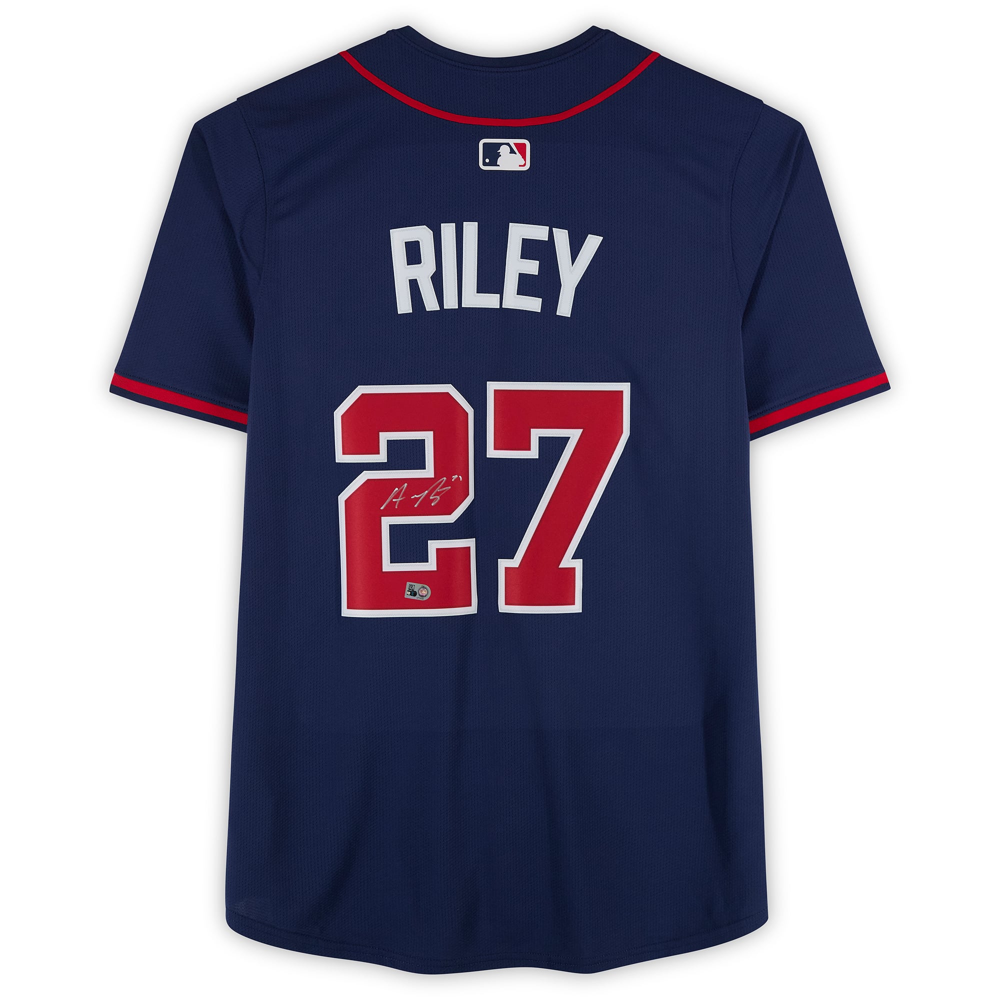 Austin Riley Atlanta Braves Autographed Navy Nike Limited Jersey