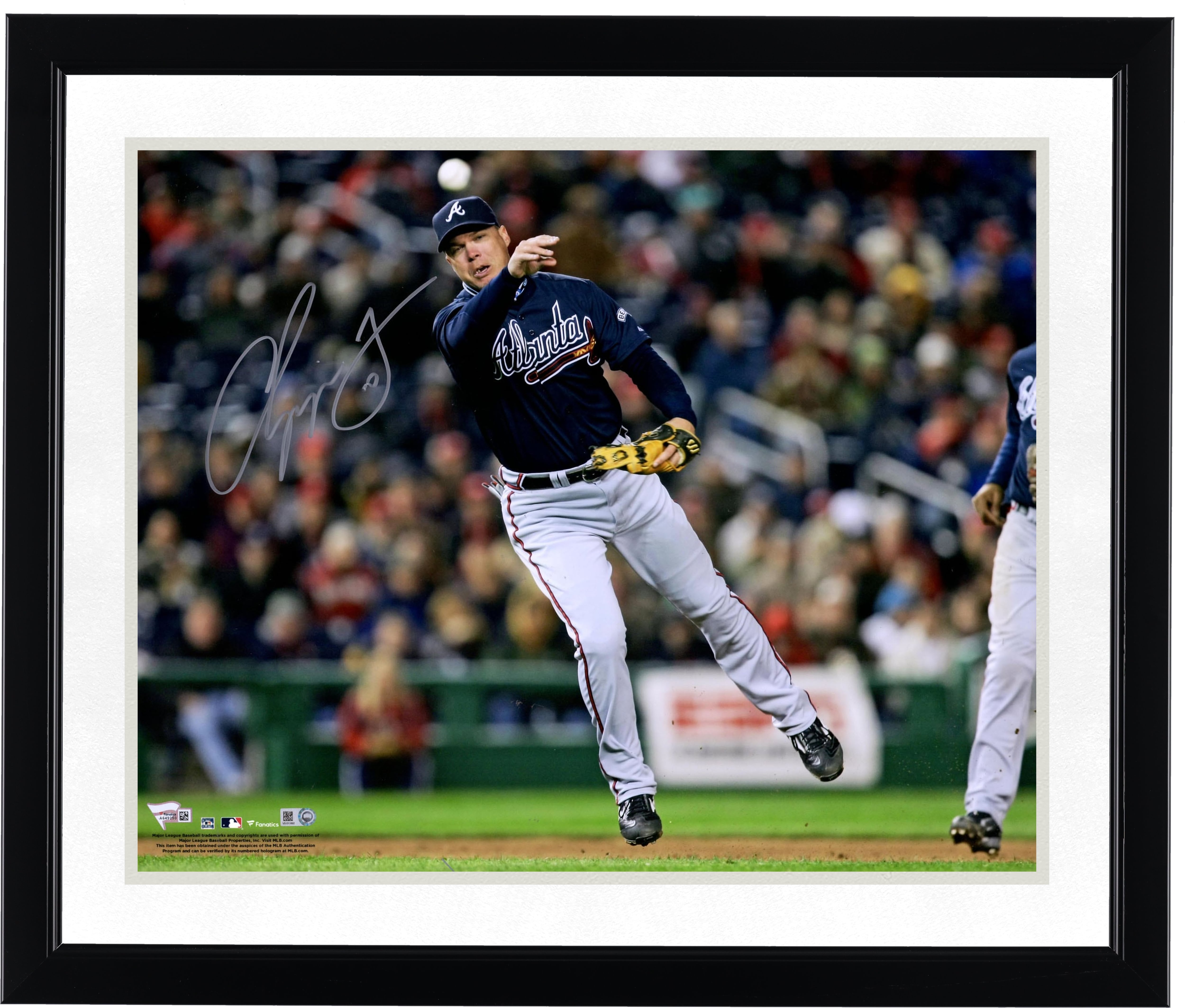 Chipper Jones Atlanta Braves Autographed 16" x 20" Throwing Photograph