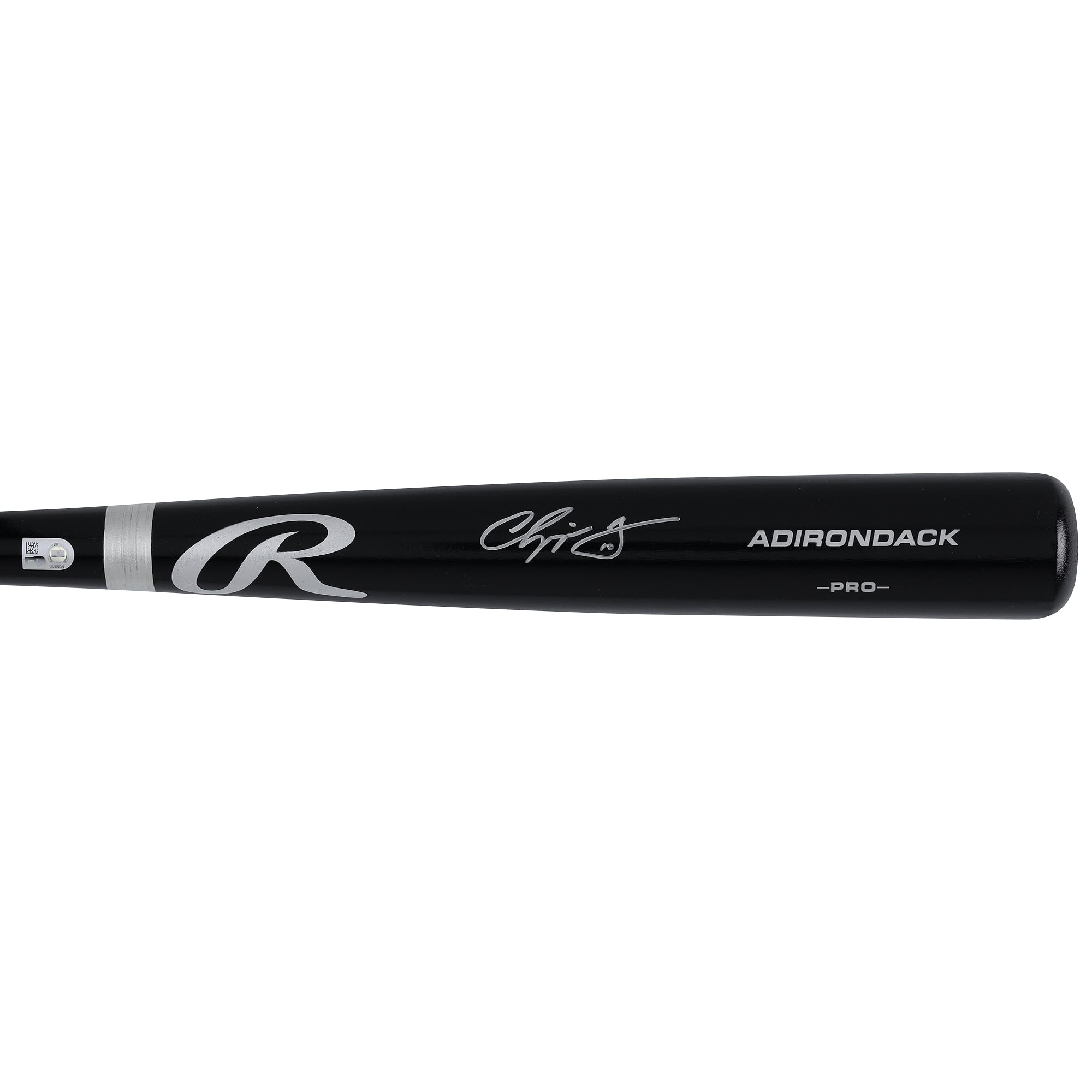 Chipper Jones Atlanta Braves Autographed Black Rawlings Pro Bat