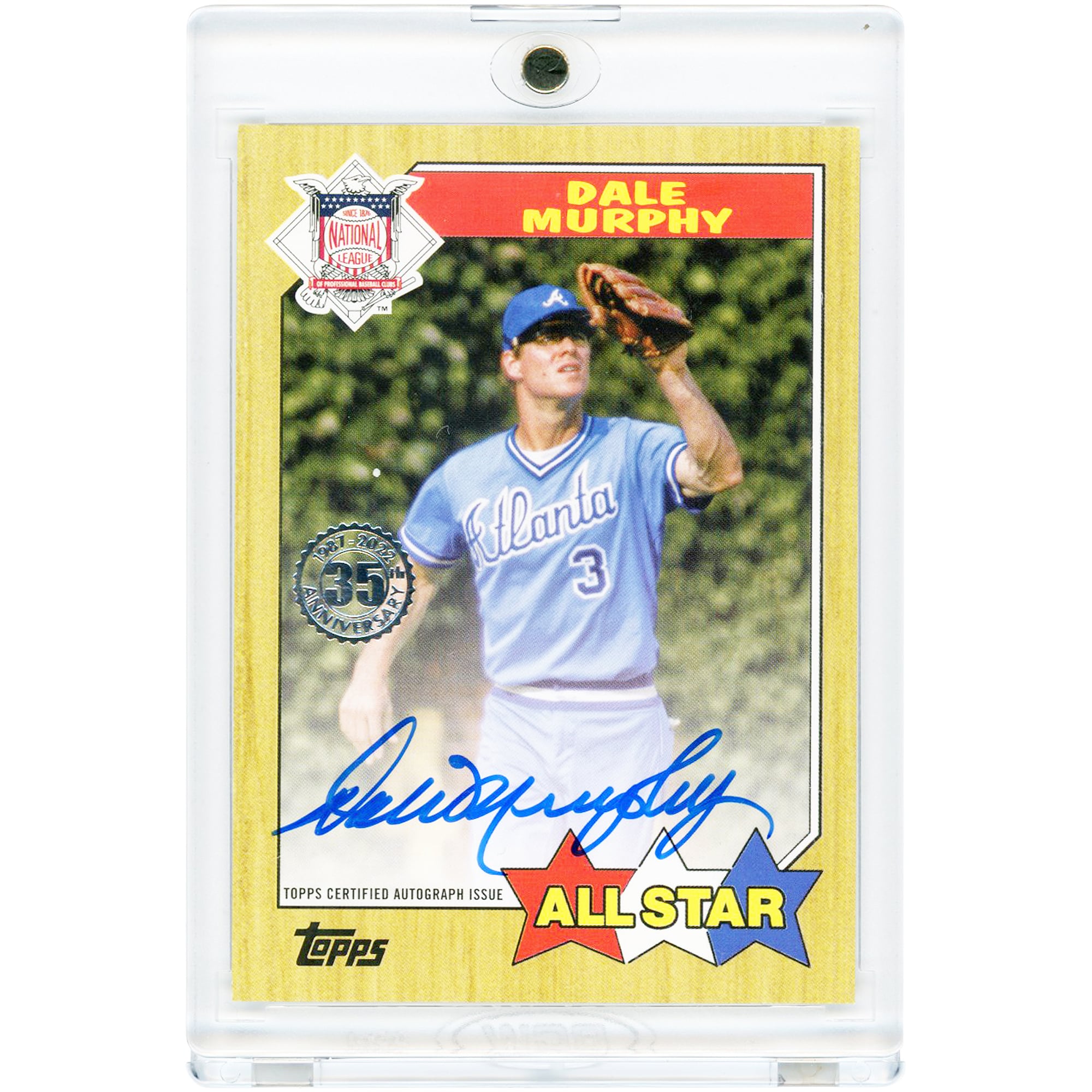 Dale Murphy Atlanta Braves Autographed 2022 Topps #87ASA-DMU Card