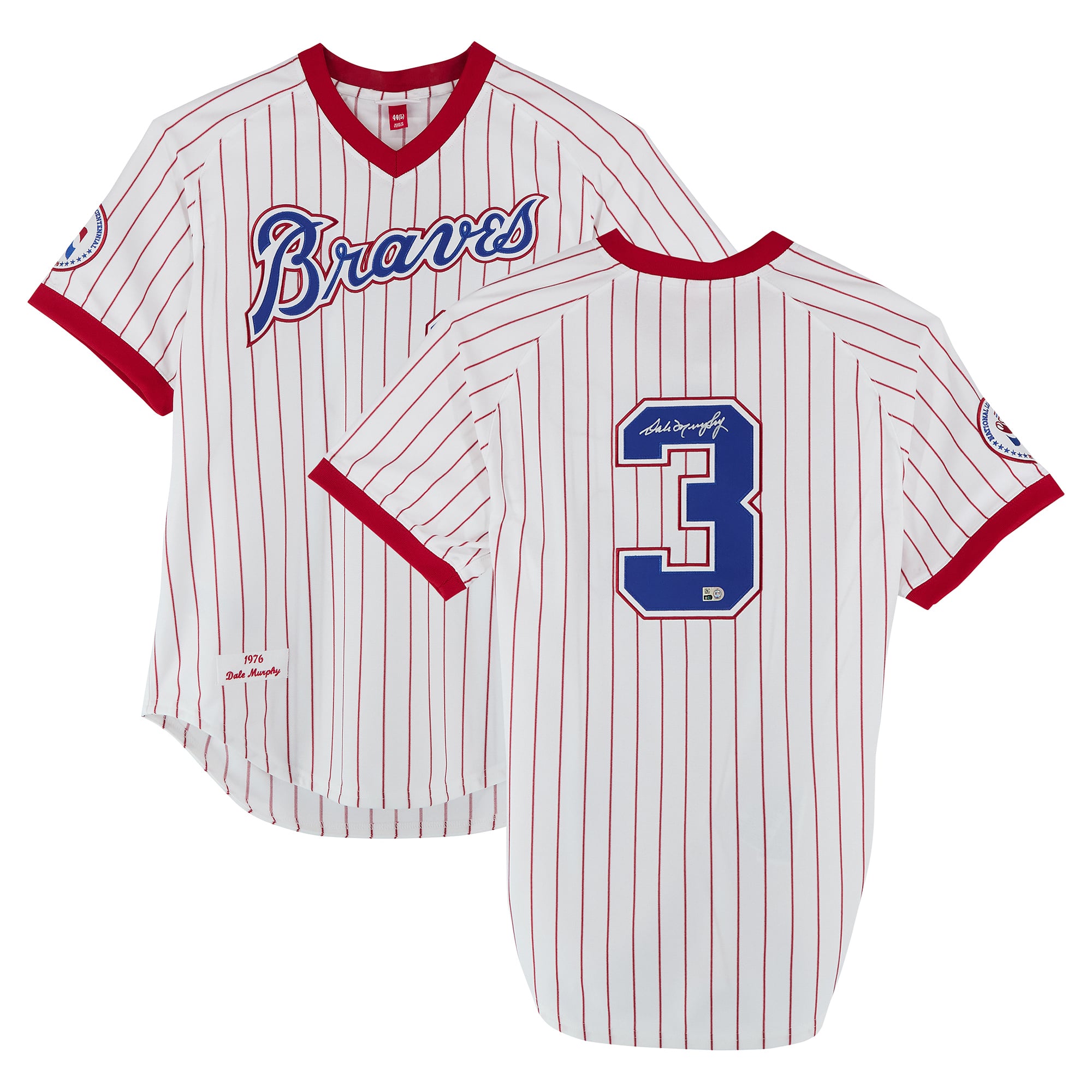 Dale Murphy Atlanta Braves Autographed White 1976 Mitchell & Ness Authentic Jersey