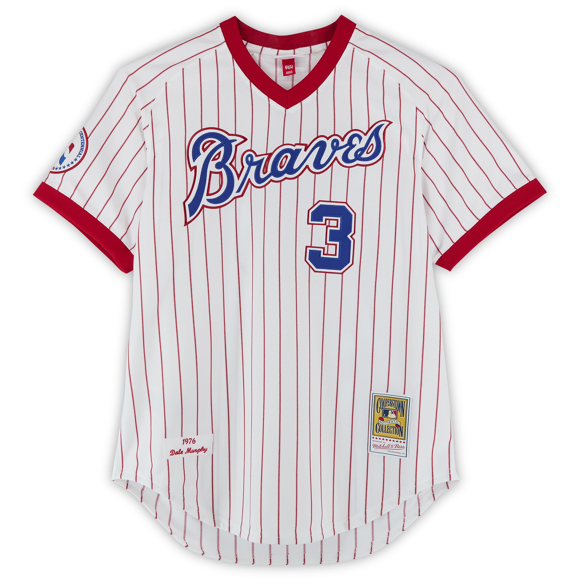 Dale Murphy Atlanta Braves Autographed White 1976 Mitchell & Ness Authentic Jersey