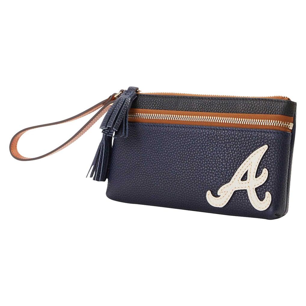 Atlanta Braves Dooney & Bourke Infield Double-Zip Wristlet