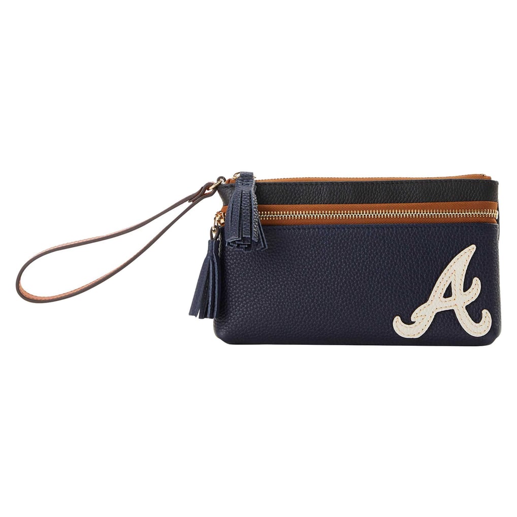 Atlanta Braves Dooney & Bourke Infield Double-Zip Wristlet