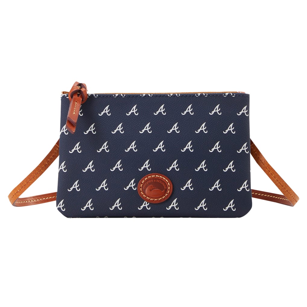 Atlanta Braves Dooney & Bourke Top Zip Crossbody Purse