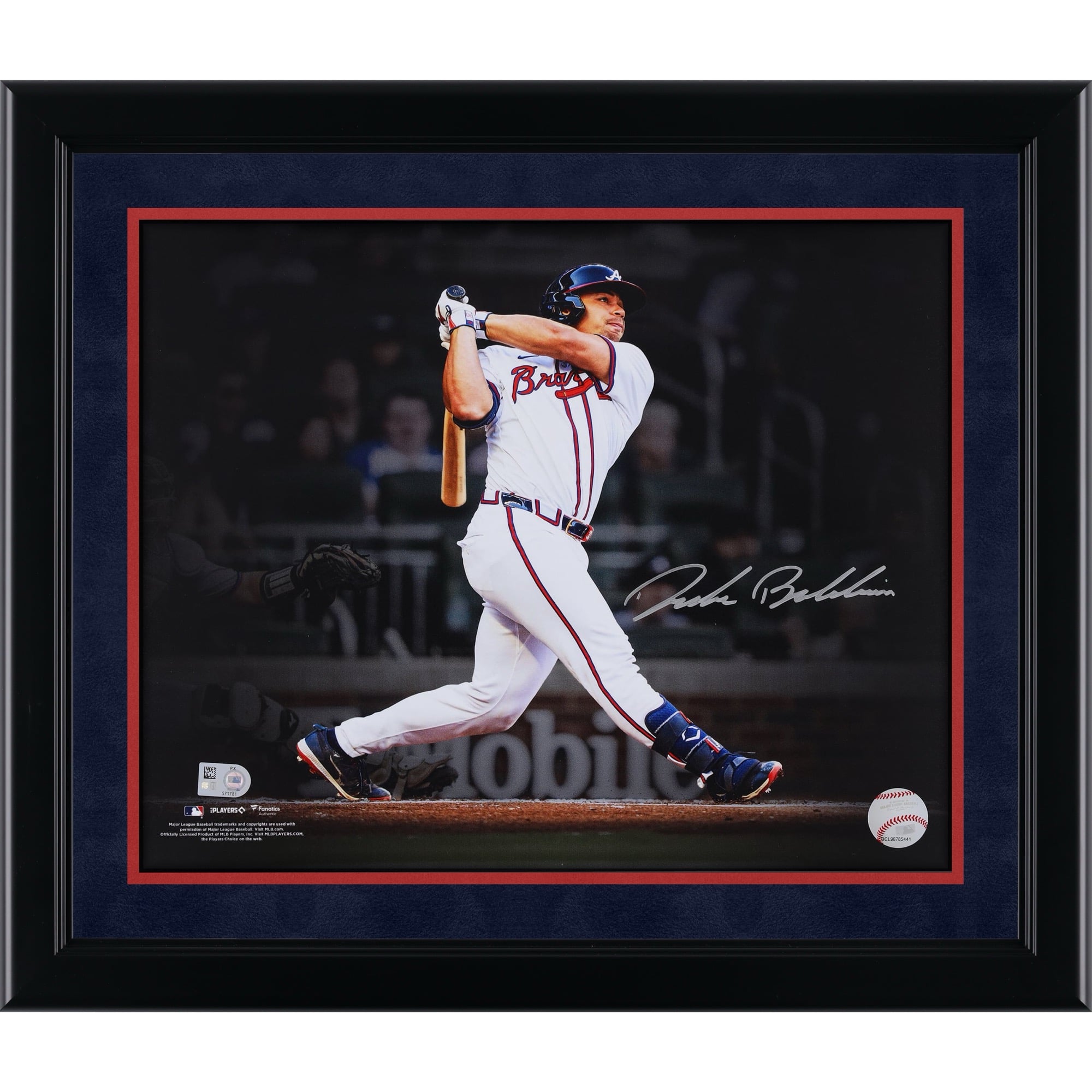 Drake Baldwin Atlanta Braves Autographed 11" x 14" Home Run Spotlight Photograph