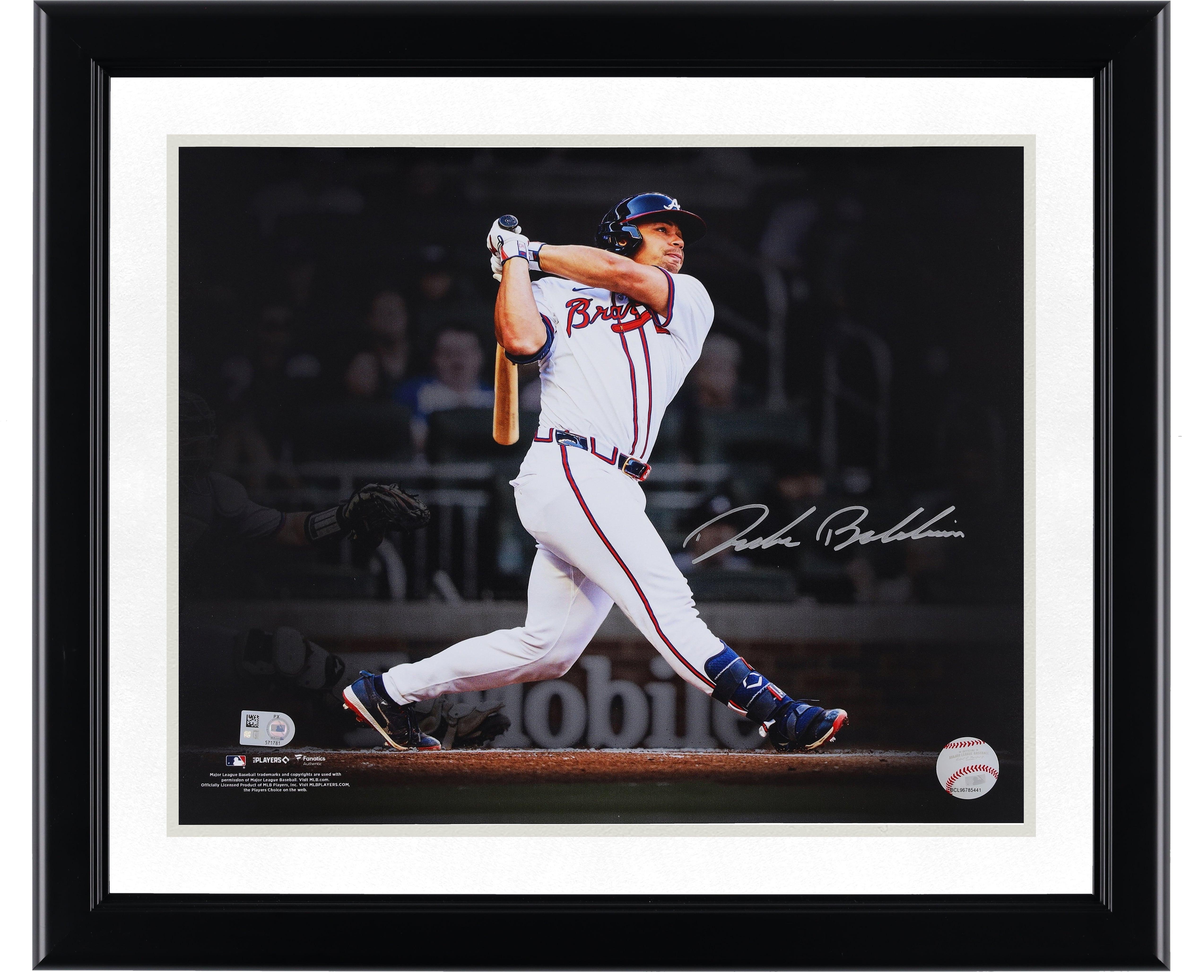 Drake Baldwin Atlanta Braves Autographed 11" x 14" Home Run Spotlight Photograph