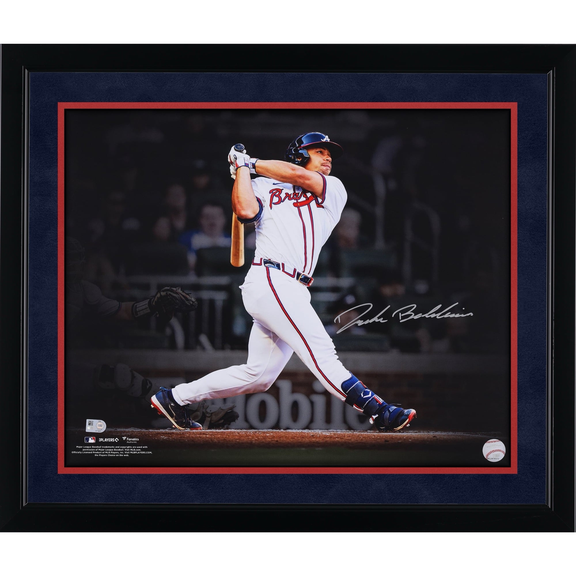 Drake Baldwin Atlanta Braves Autographed 16" x 20" Home Run Spotlight Photograph