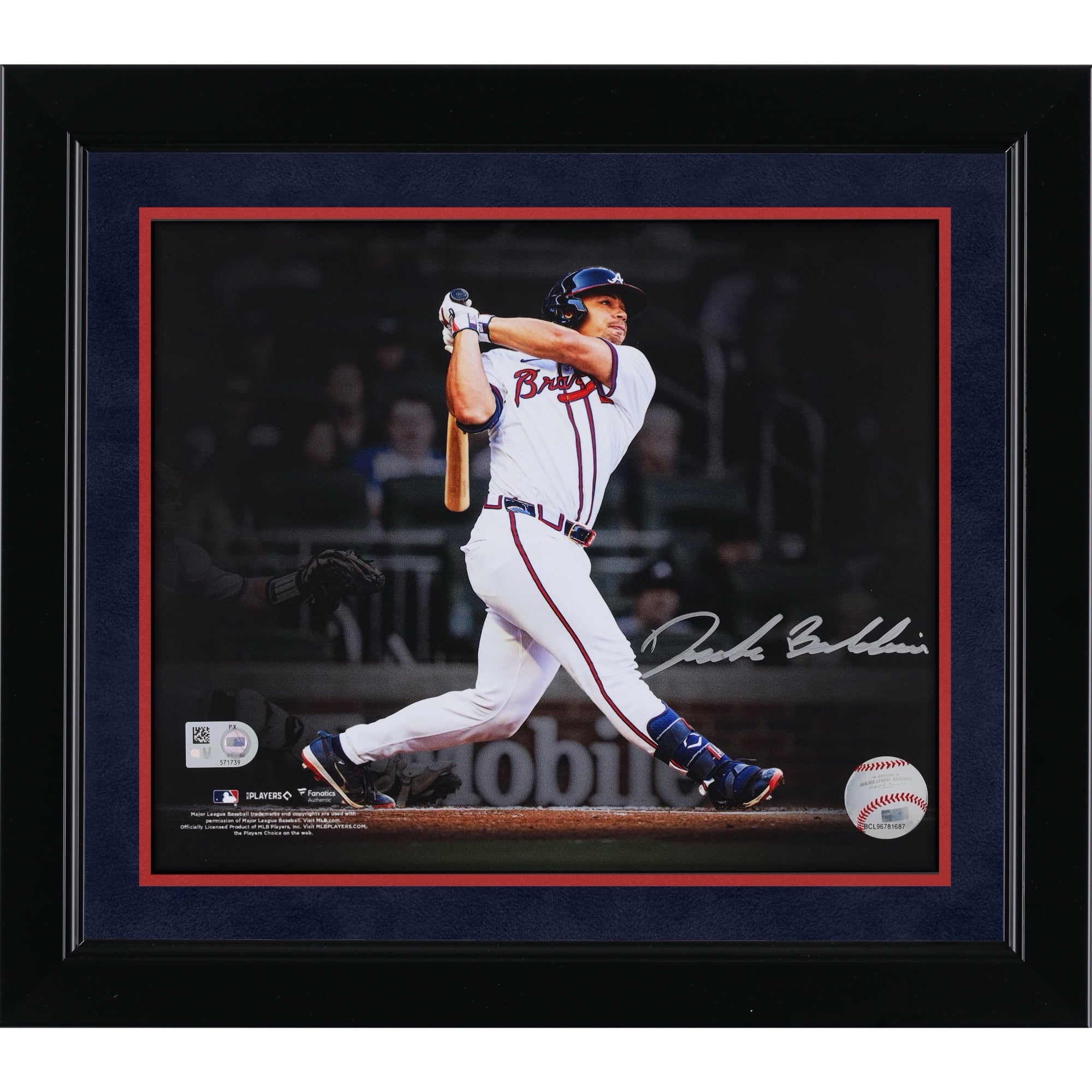 Drake Baldwin Atlanta Braves Autographed 8" x 10" Home Run Spotlight Photograph