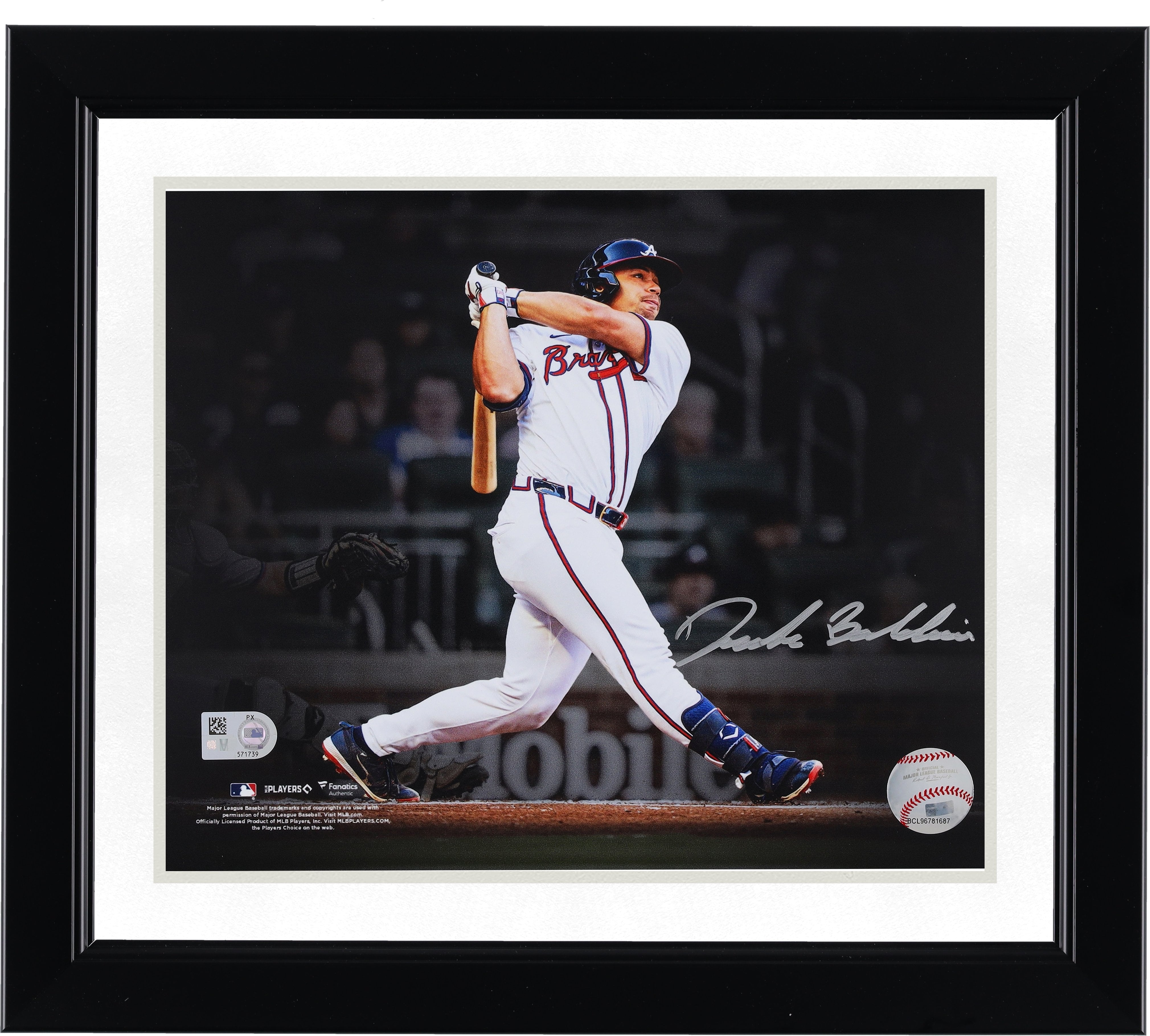 Drake Baldwin Atlanta Braves Autographed 8" x 10" Home Run Spotlight Photograph