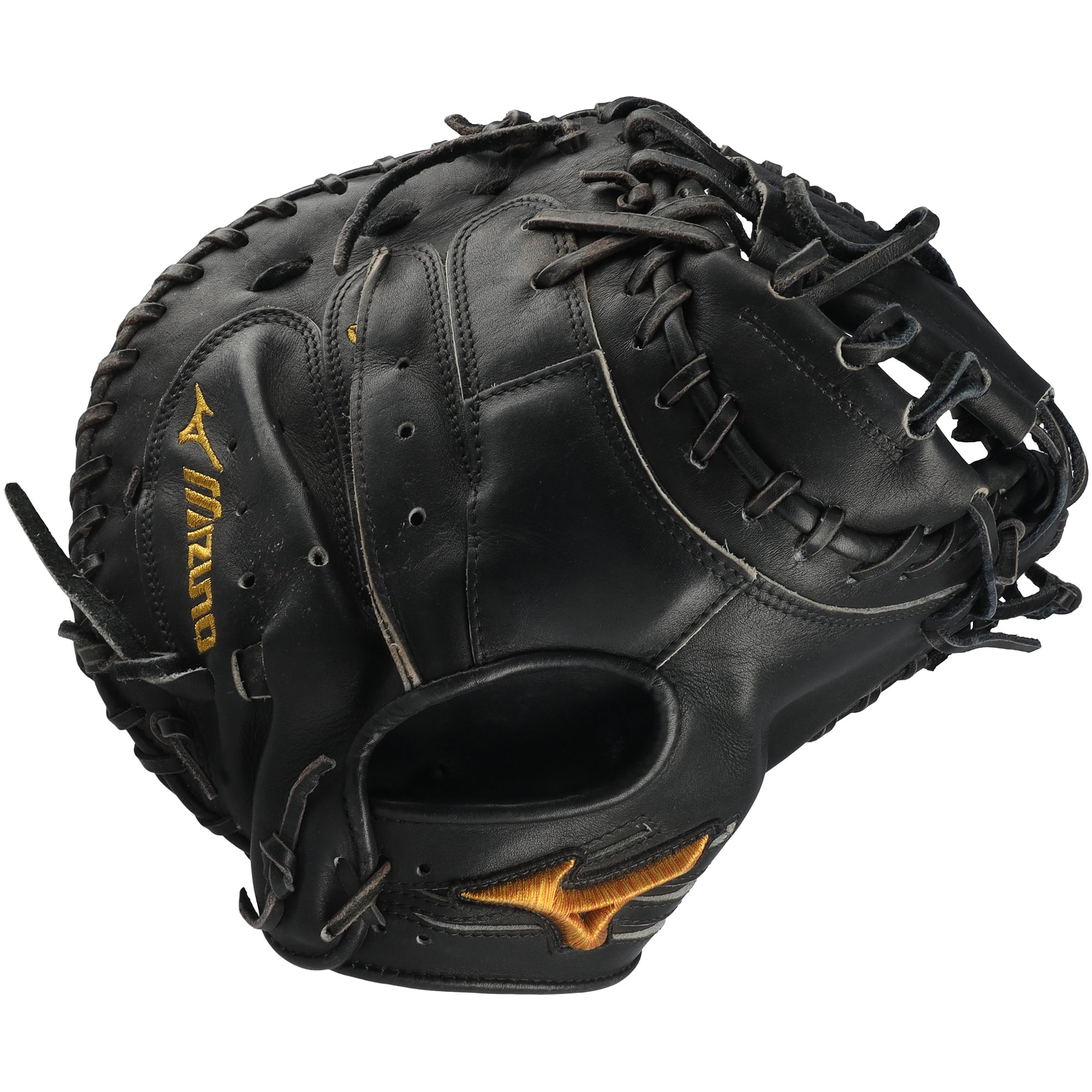 Drake Baldwin Atlanta Braves Autographed Game-Used Black Mizuno Catcher's Glove from the 2026 MLB Season - NF70437420