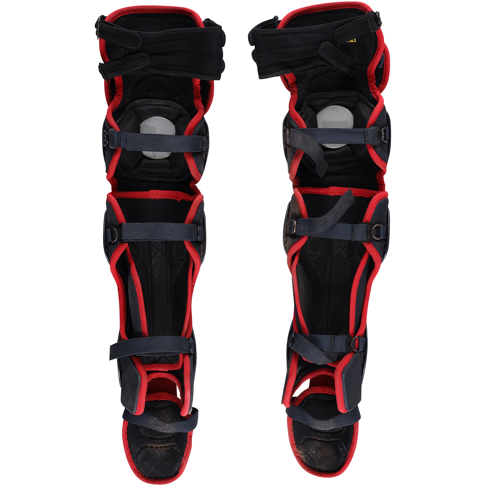 Drake Baldwin Atlanta Braves Autographed Game-Used Black Mizuno Shin Guards from the 2026 MLB Season