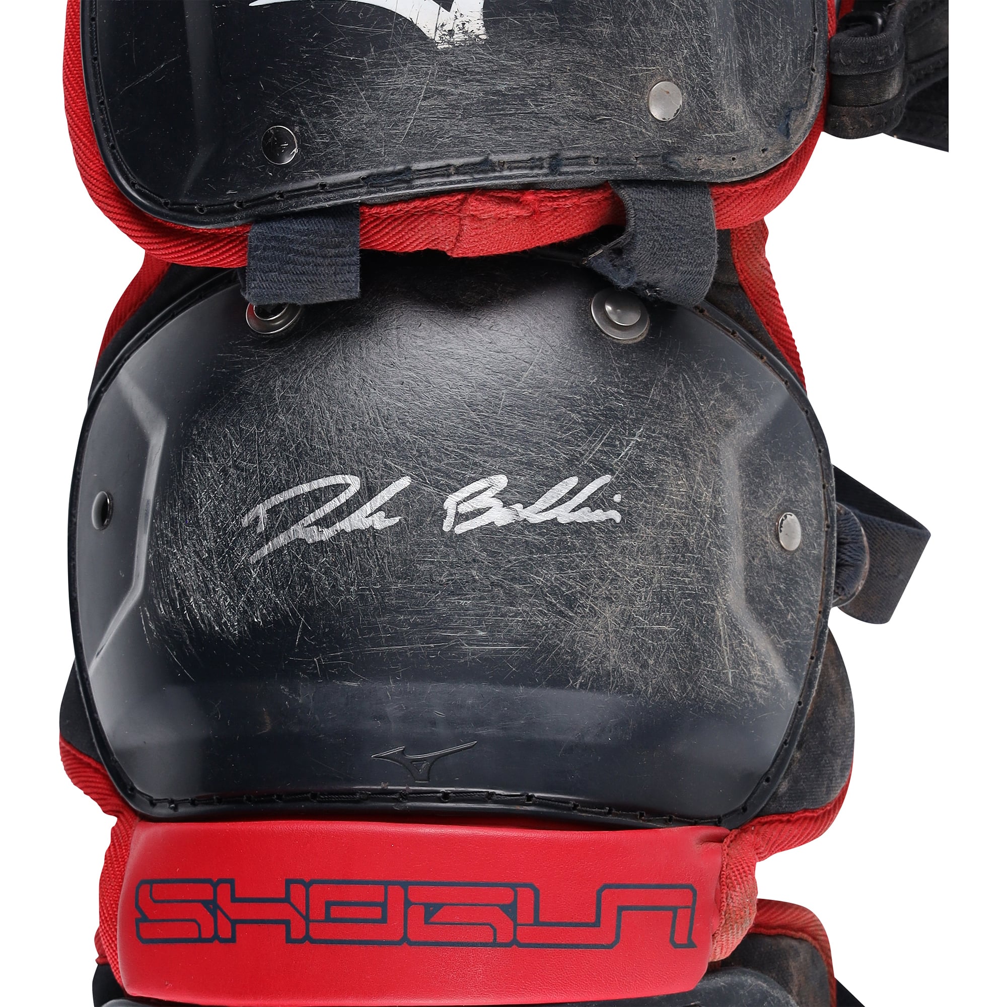 Drake Baldwin Atlanta Braves Autographed Game-Used Black Mizuno Shin Guards from the 2026 MLB Season
