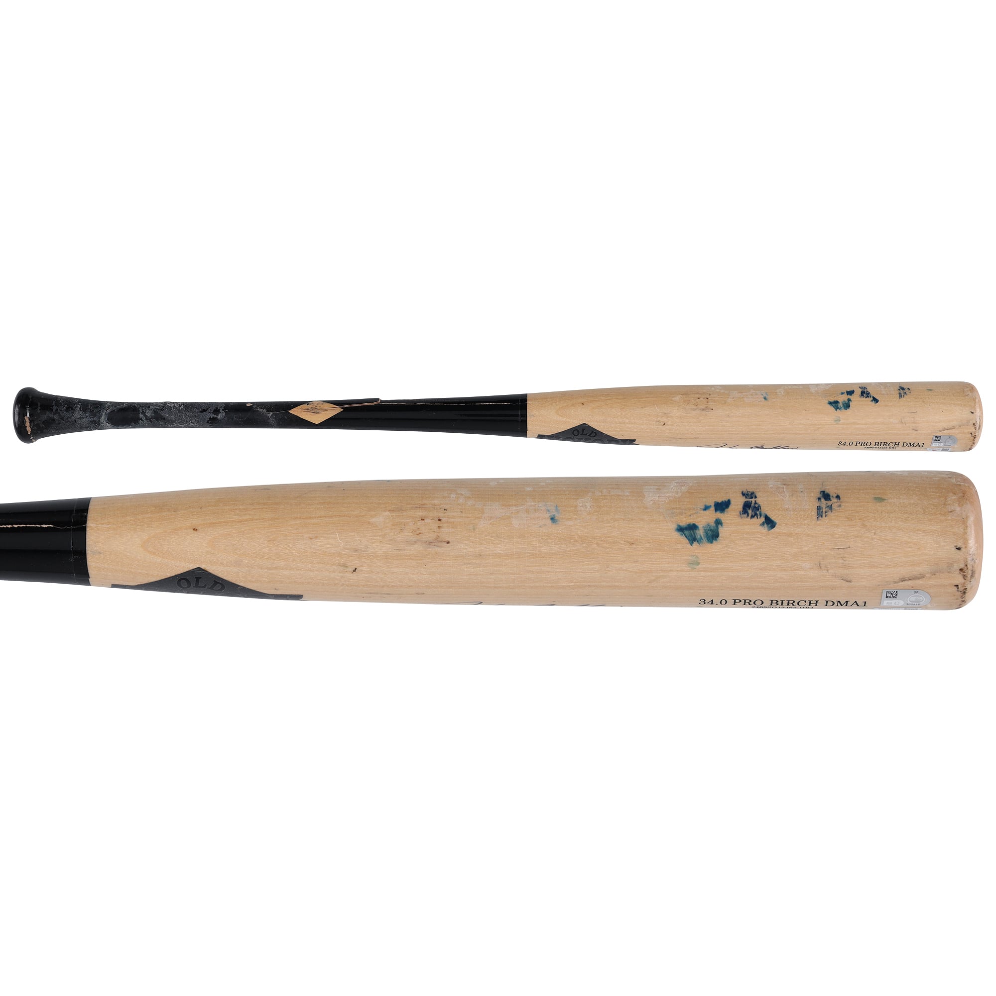 Drake Baldwin Atlanta Braves Autographed Game-Used Tan/Black Old Hickory Broken Bat from the 2026 MLB Season