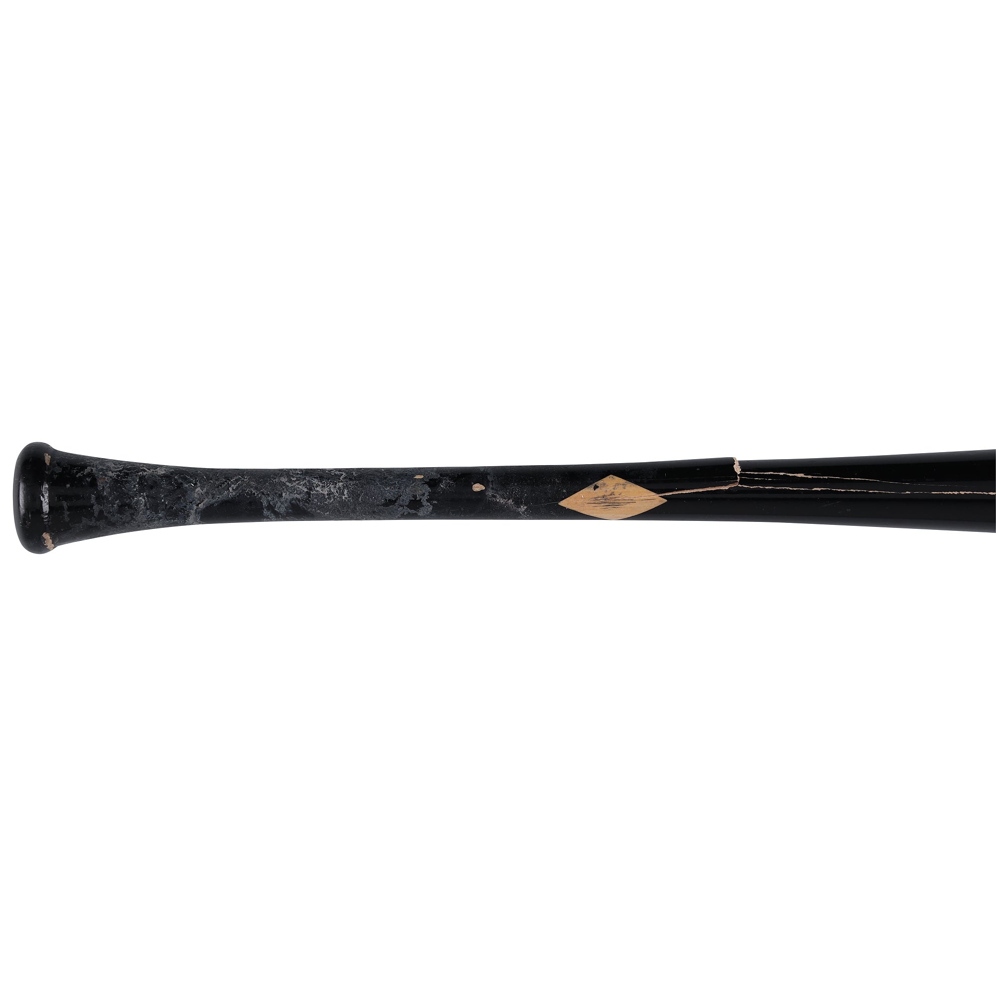 Drake Baldwin Atlanta Braves Autographed Game-Used Tan/Black Old Hickory Broken Bat from the 2026 MLB Season