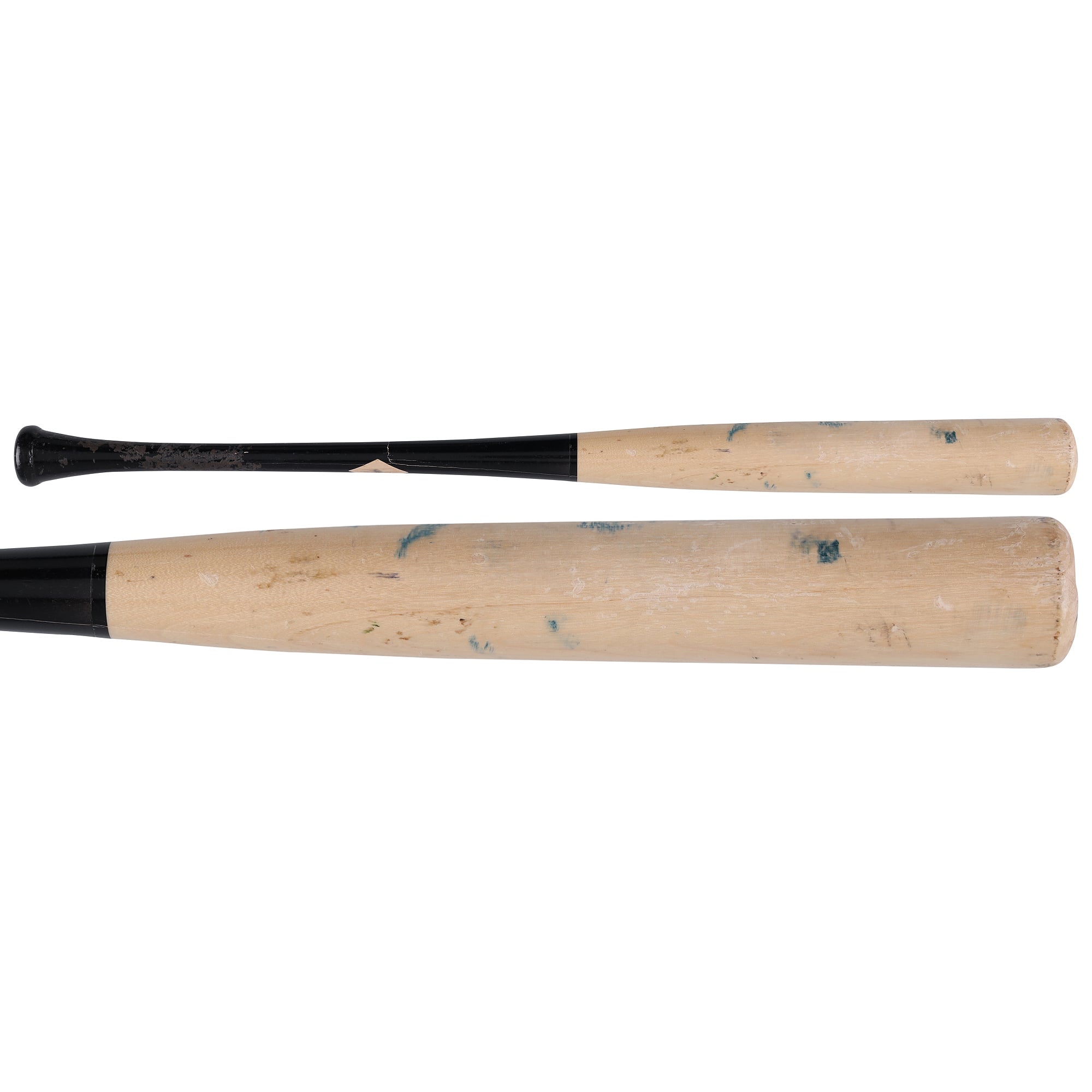 Bâton cassé en Old Hickory beige/noir, autographié et utilisé en match par Drake Baldwin (Atlanta Braves) lors de la saison 2026 de la MLB