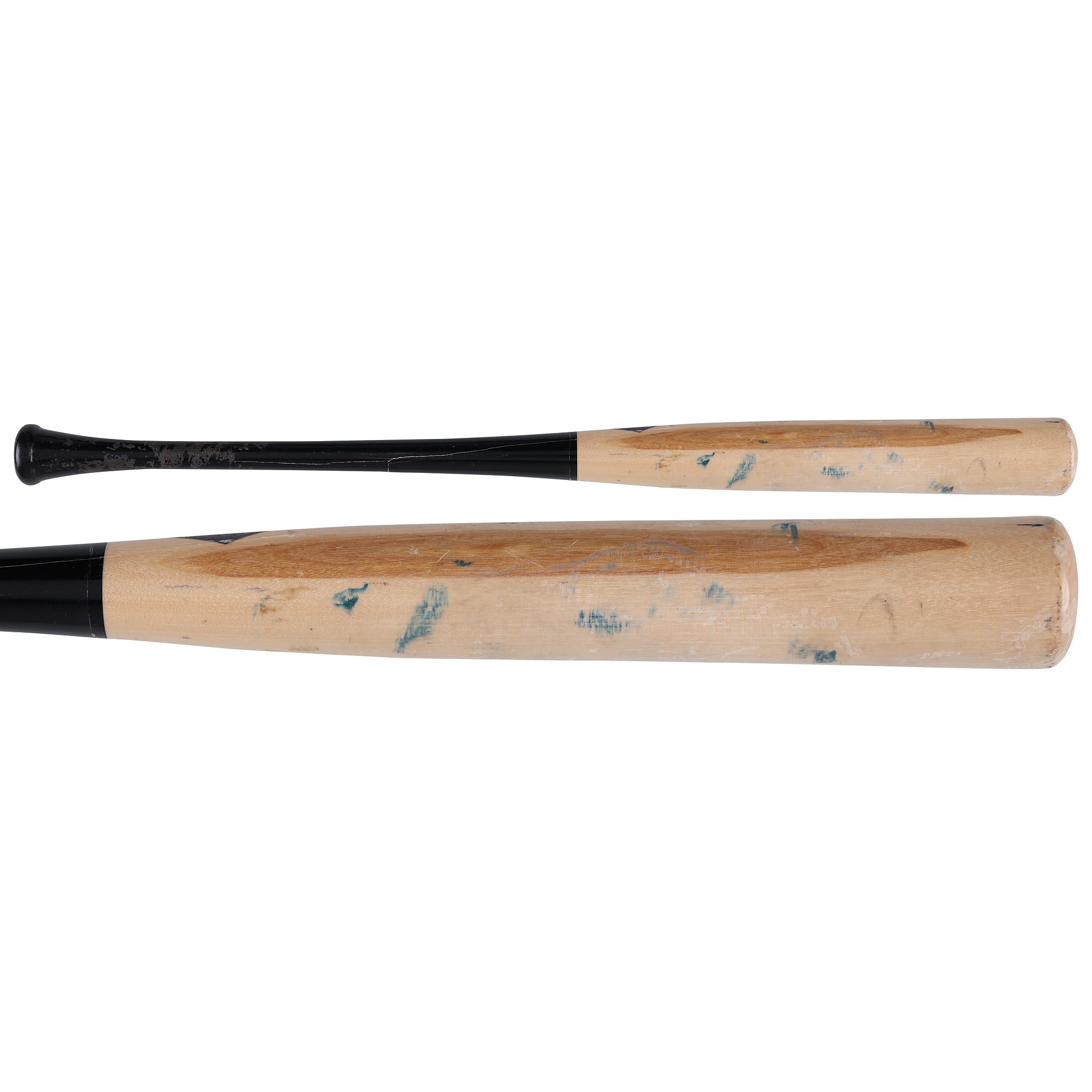 Bâton cassé en Old Hickory beige/noir, autographié et utilisé en match par Drake Baldwin (Atlanta Braves) lors de la saison 2026 de la MLB