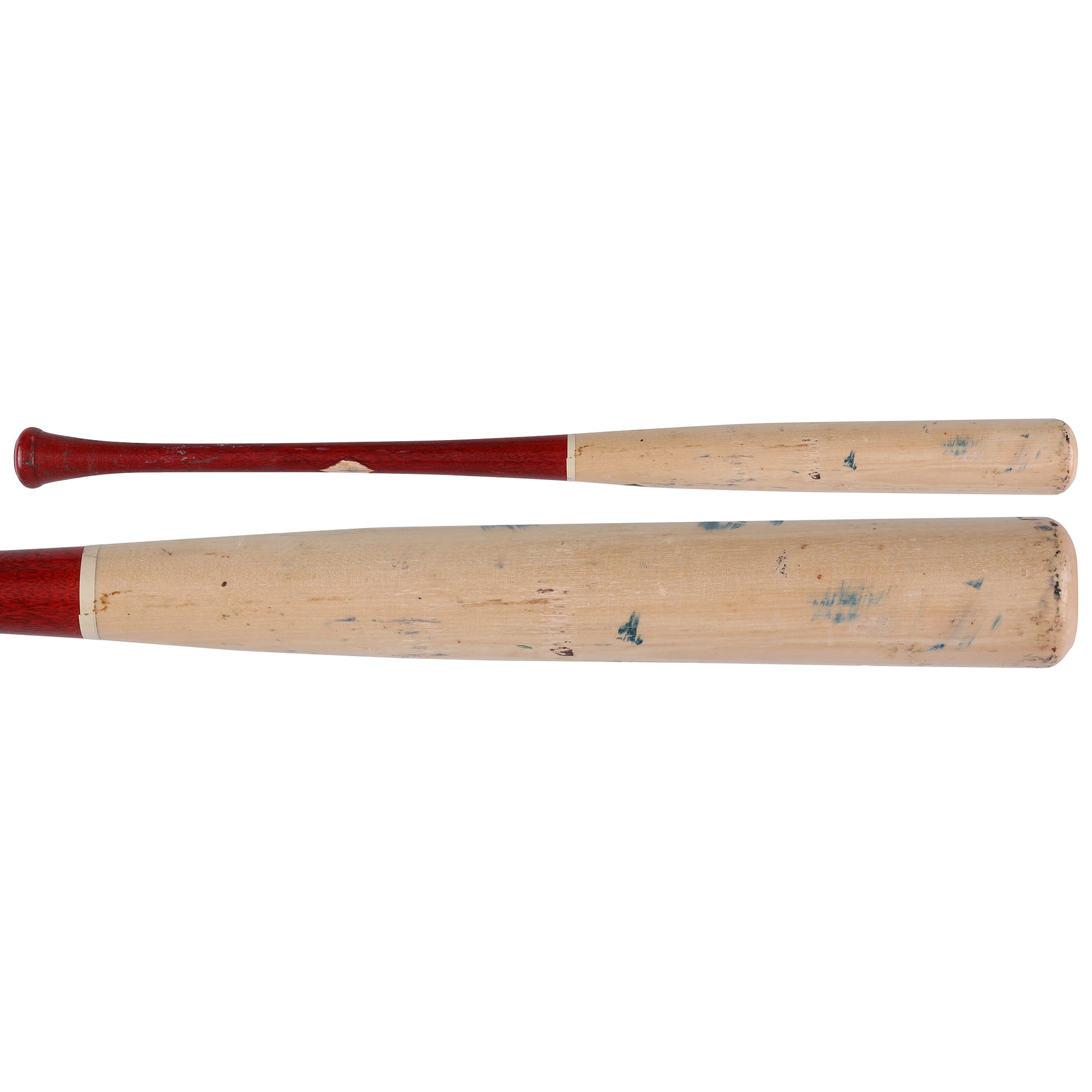 Bâton Old Hickory beige/rouge autographié par Drake Baldwin (Atlanta Braves) lors de la saison 2026 de la MLB - NF70437362