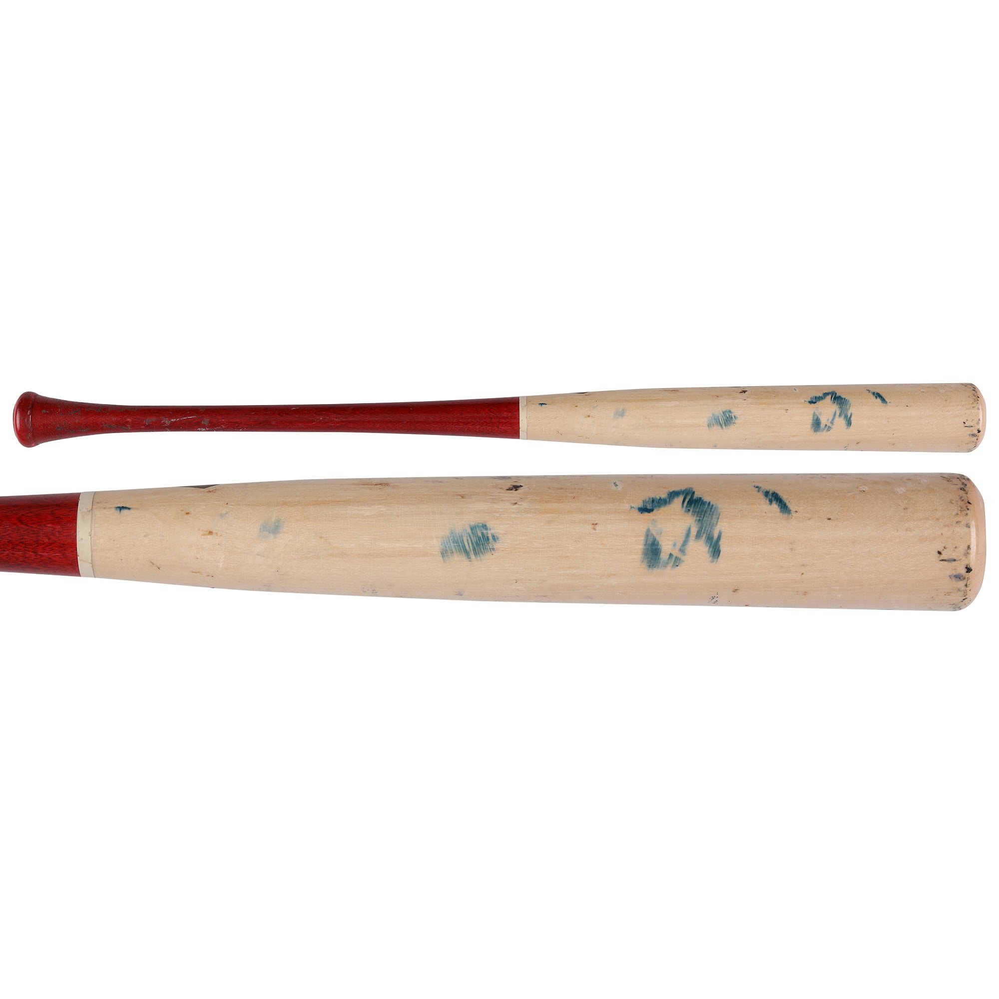 Bâton Old Hickory beige/rouge autographié par Drake Baldwin (Atlanta Braves) lors de la saison 2026 de la MLB - NF70437362