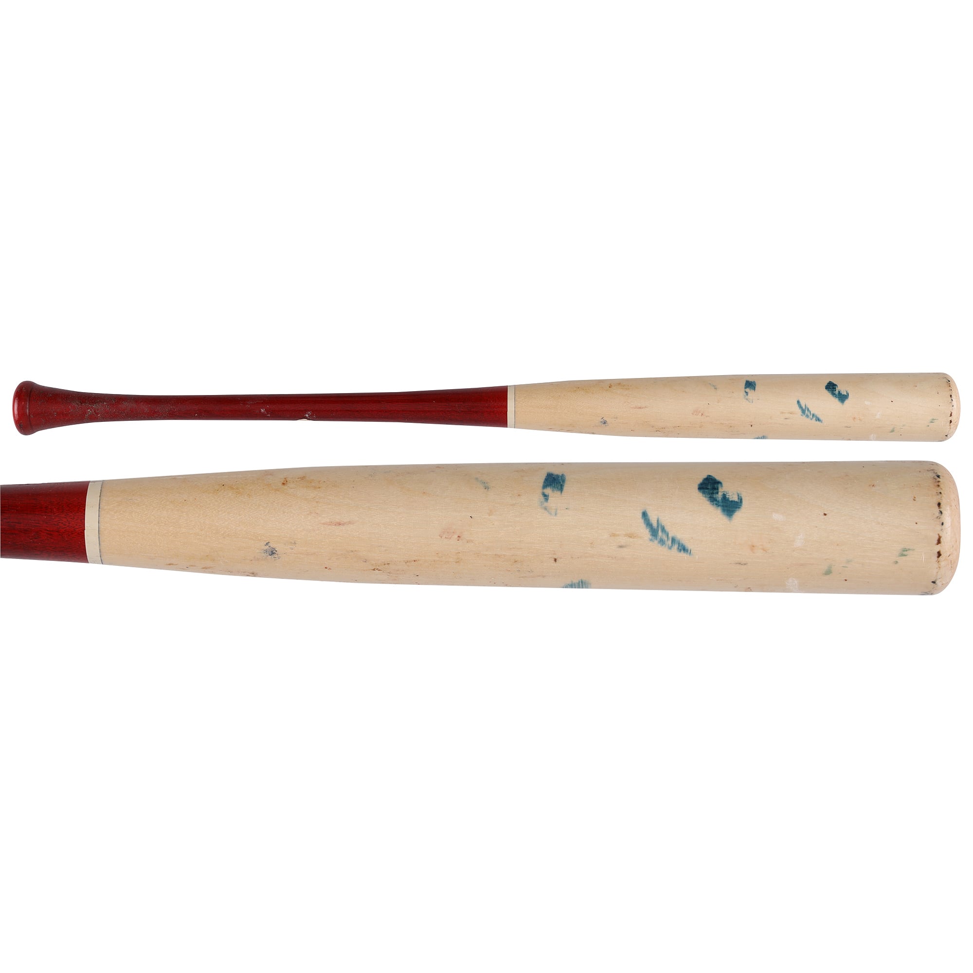 Bâton cassé Old Hickory beige/rouge autographié par Drake Baldwin (Atlanta Braves) utilisé en match lors de la saison 2026 de la MLB - NF70437360