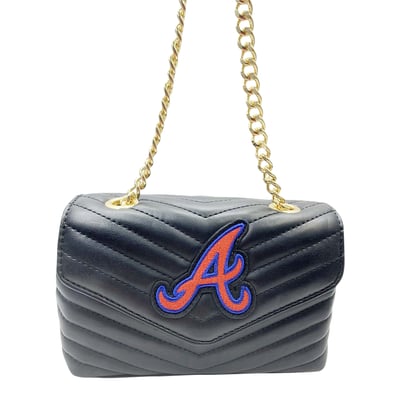  Atlanta Braves FABGATING by Cuce Quilted Crossbody Purse