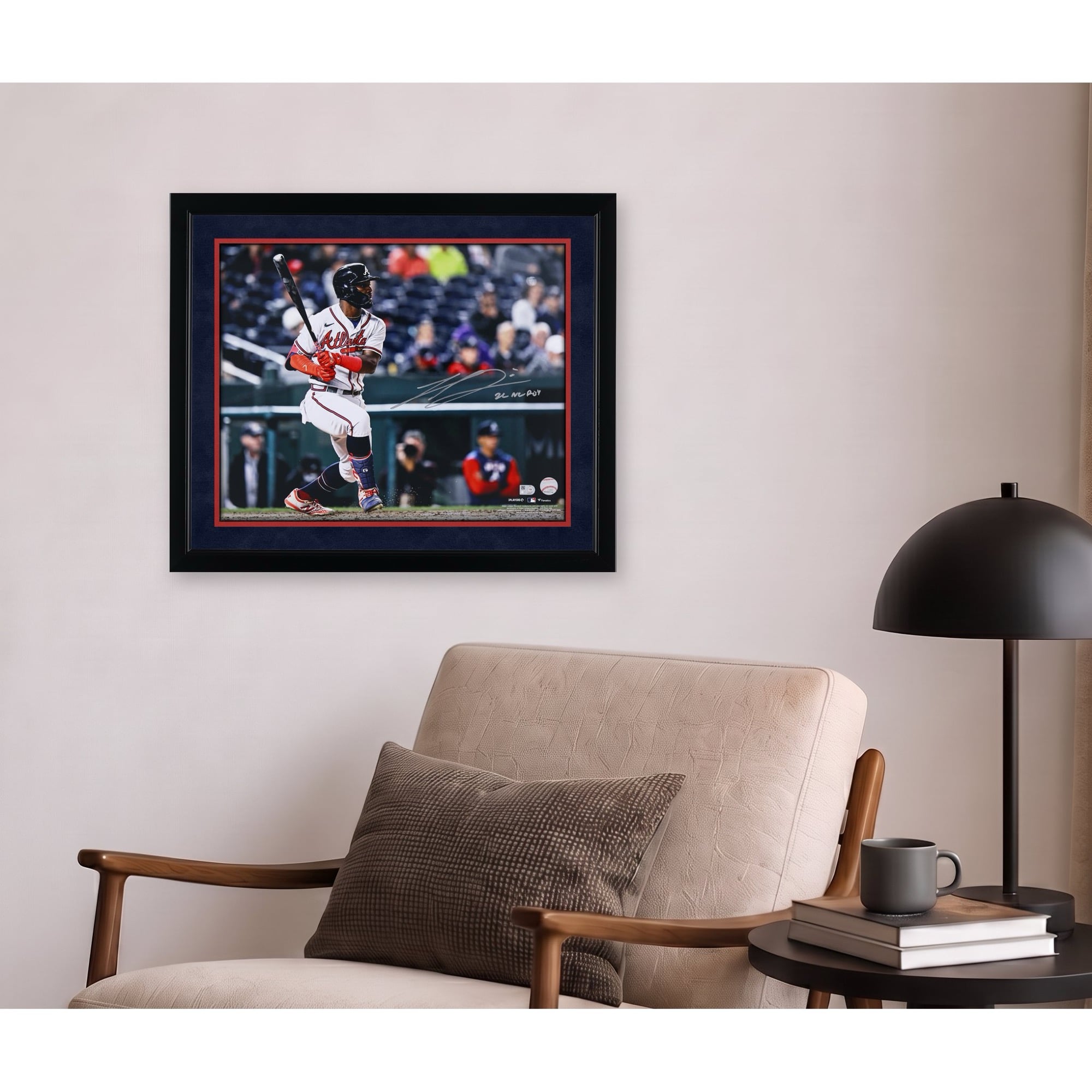 Fanatics Authentic Michael Harris II Atlanta Braves 2022 National League Rookie of the Year Autographed 16'' x 20'' Hitting Photograph with ''22 NL ROY'' Inscription