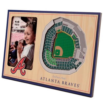 Atlanta Braves Fanpoint 3D StadiumView Picture Frame