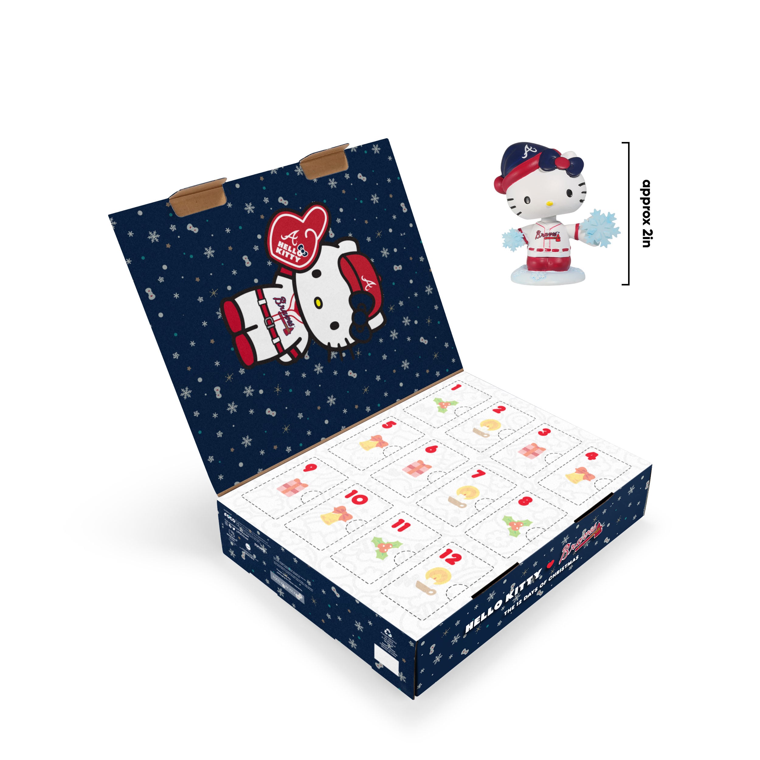 Calendrier de l'Avent Hello Kitty des Braves d'Atlanta (FOCO)