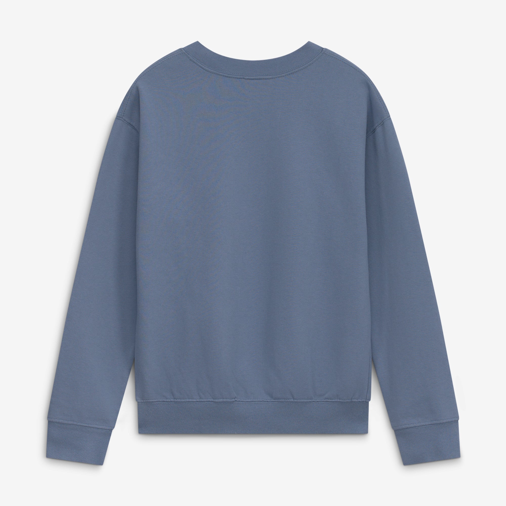 Girls Youth Soft as a Grape Navy Atlanta Braves Pigment Dyed Sweatshirt