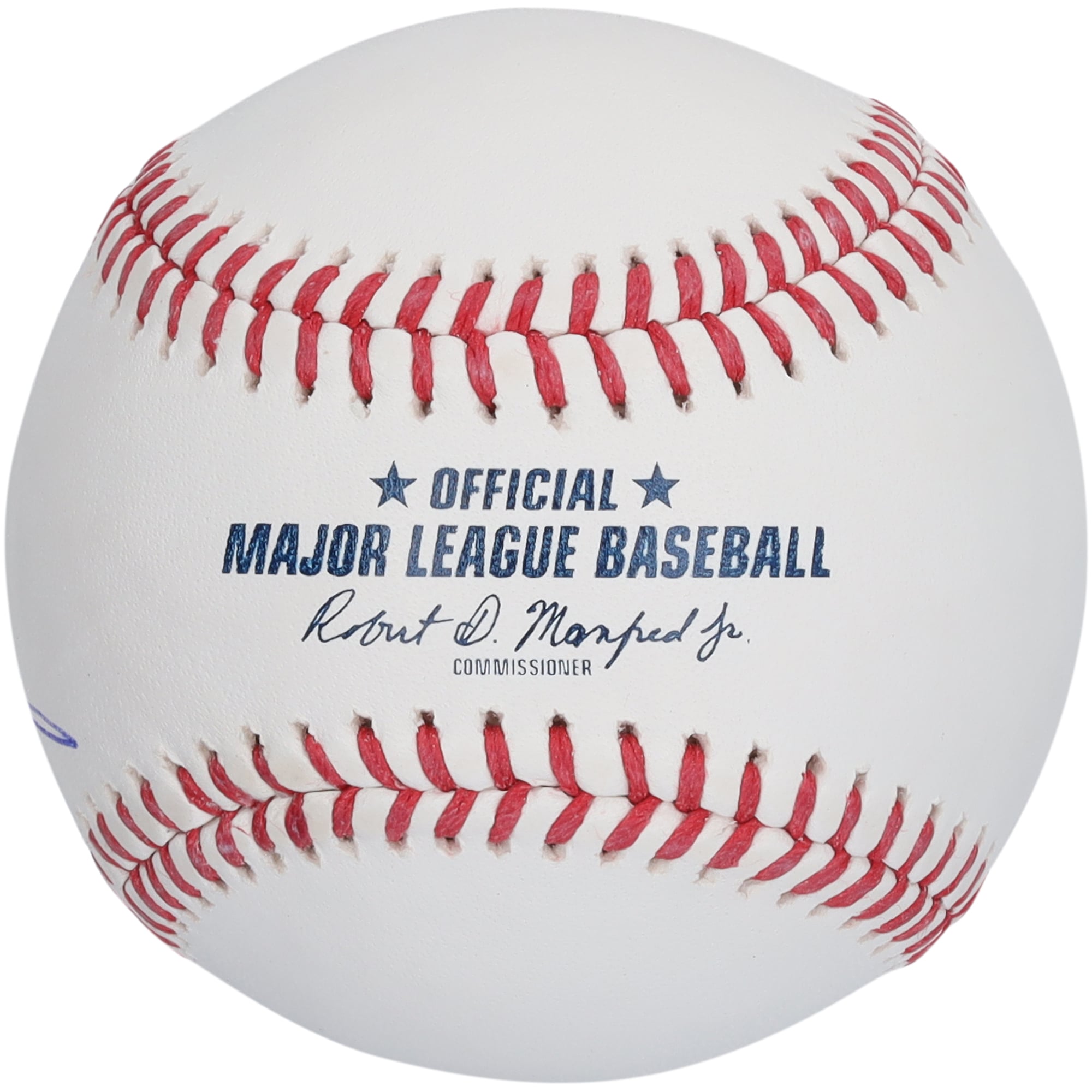 John Smoltz Atlanta Braves Autographed Hall of Fame Logo Baseball