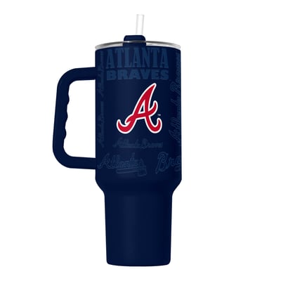  Atlanta Braves Logo Brands 40oz. Replay Powder Coat Tumbler