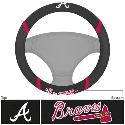 Atlanta Braves Logo Brands Steering Wheel Cover