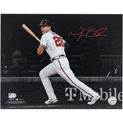Matt Olson Atlanta Braves Autographed Fanatics Authentic 11" x 14" Hitting Spotlight Photograph